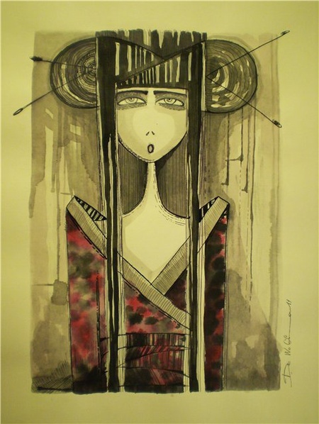 Фешн ілюстрація fashion illustrations Ольга De NoGGa