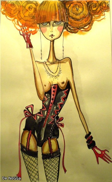 Фешн ілюстрація fashion illustrations  Ольга De NoGGa