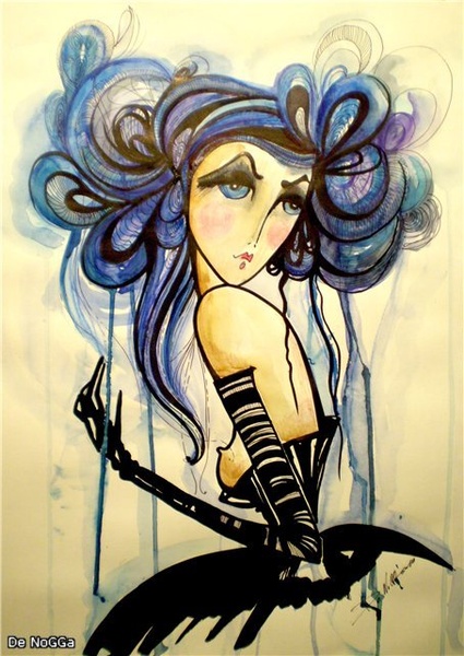 Фешн ілюстрація fashion illustrations  Ольга De NoGGa