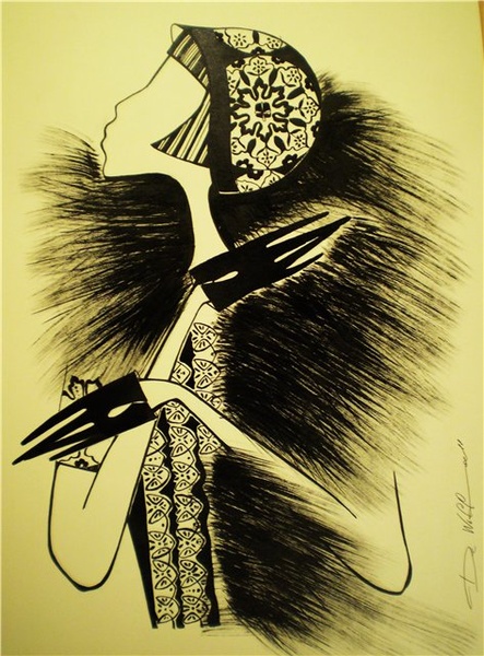 Фешн ілюстрація fashion illustrations Ольга De NoGGa