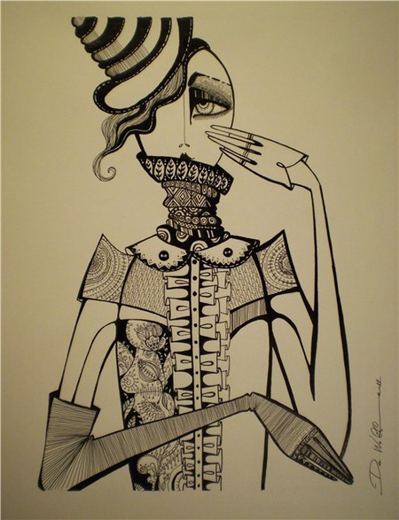 Фешн ілюстрація fashion illustrations Ольга De NoGGa