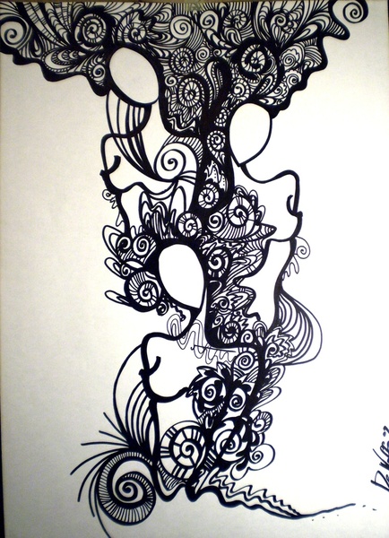 Кучерява жінка De Nogga